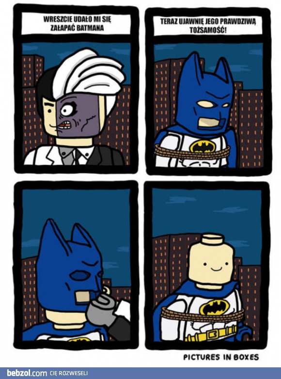 Udało mi się złapać Batmana!
