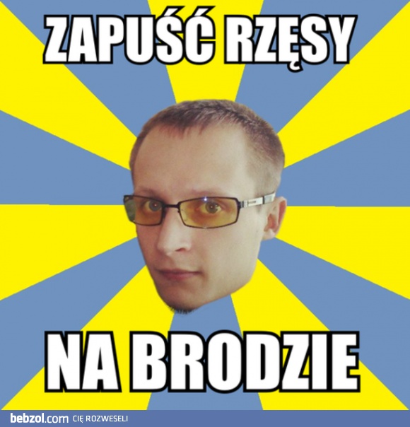 Wąsy na brodzie