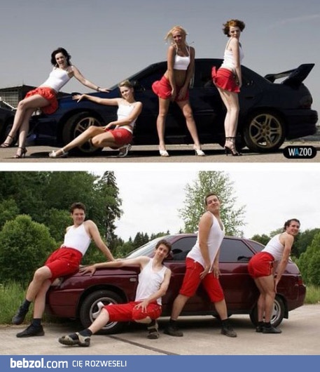 Dlaczego faceci nie prezentują samochodów...