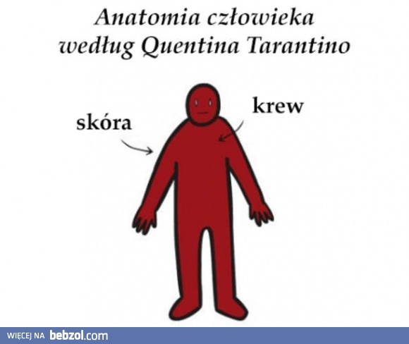 Anatomia człowieka według Quentina Tarantino