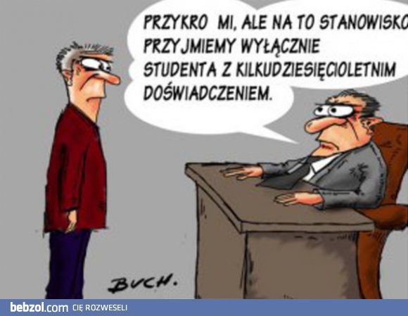 Przykro mi, nie znajdzie pan u nas pracy