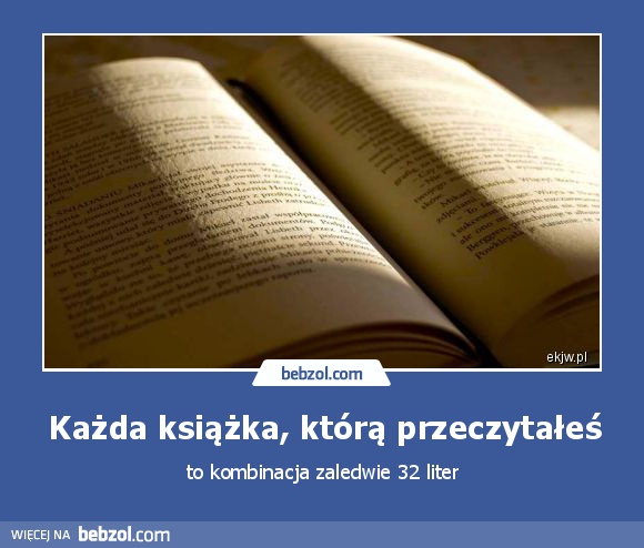 Każda książka, którą przeczytałeś