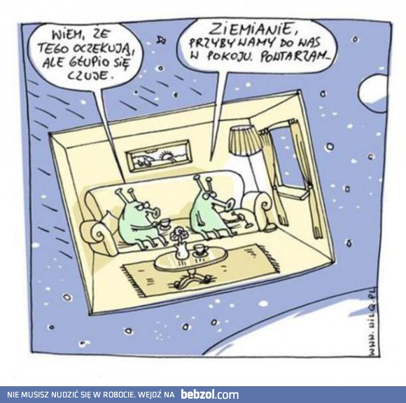 Przybywamy w pokoju!