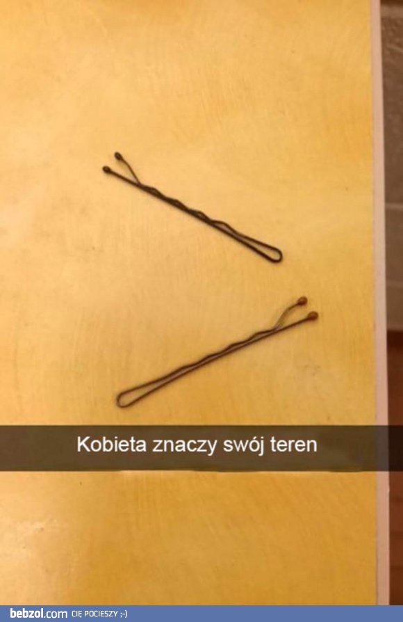Kobieta znaczy swój teren