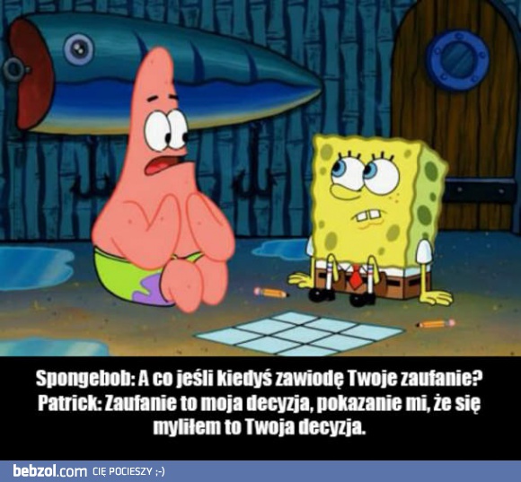 Spongebob o zaufaniu