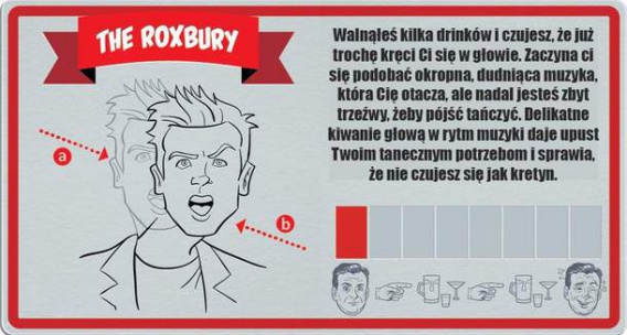 8 stopni upojenia na podstawie ruchów tanecznych