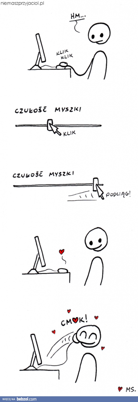 Zwiększona czułość myszki