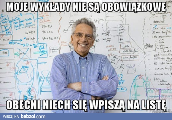 Dowcipny wykładowca