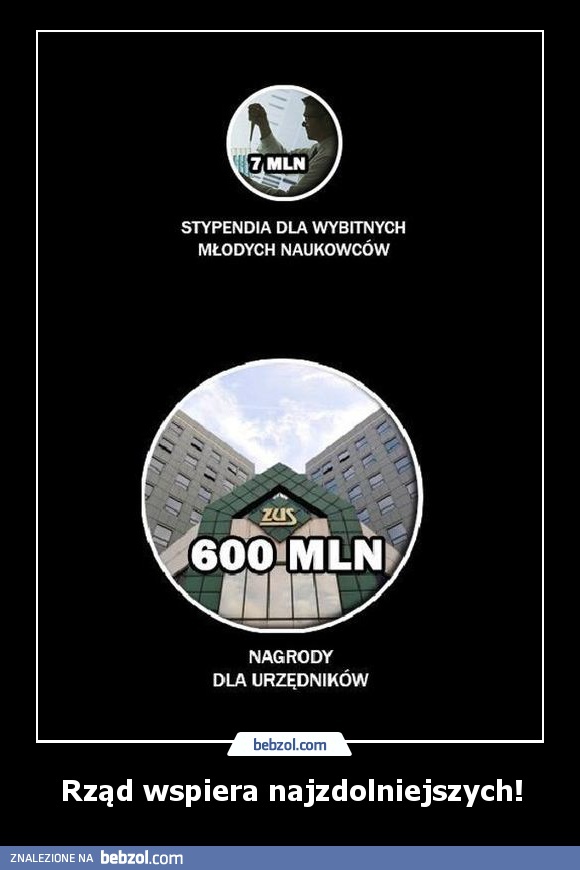 Rząd wspiera najzdolniejszych!