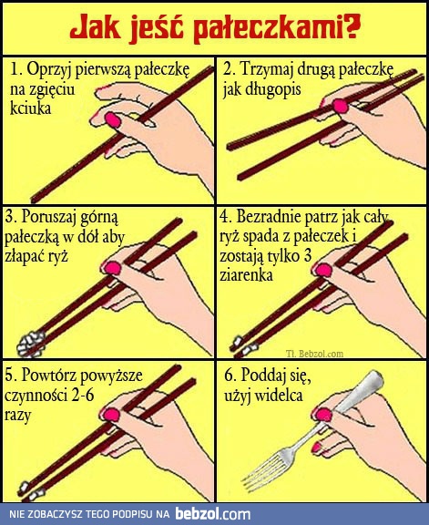 Jak jeść pałeczkami?