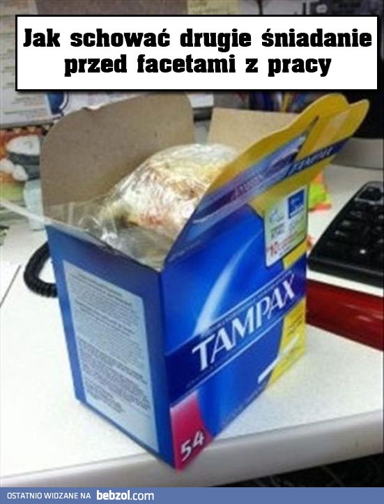 Sposób na ukrycie drugiego śniadania