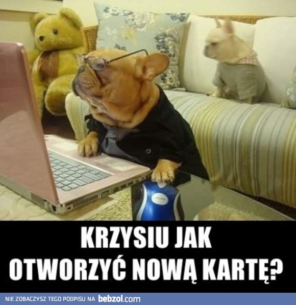 Tata przy komputerze