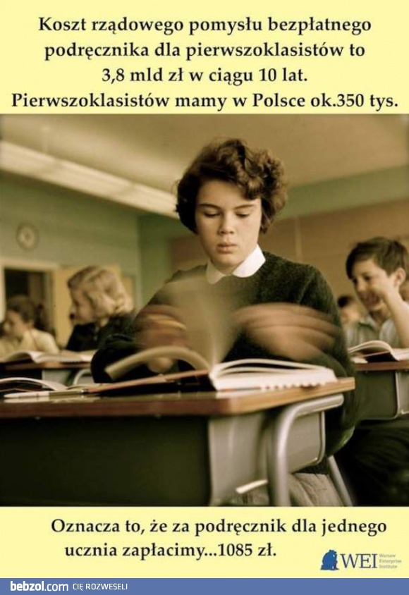 Bezpłatne podręczniki według rządu