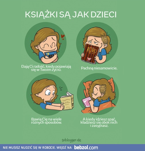 Książki jak dzieci