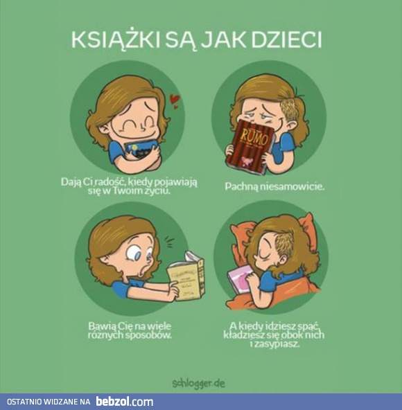 Książki są jak dzieci