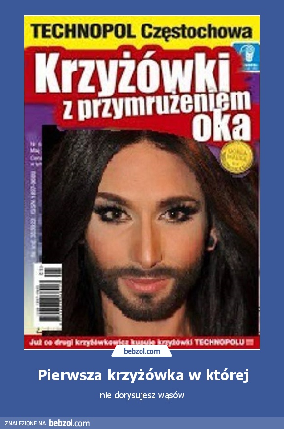 Pierwsza krzyżówka w której