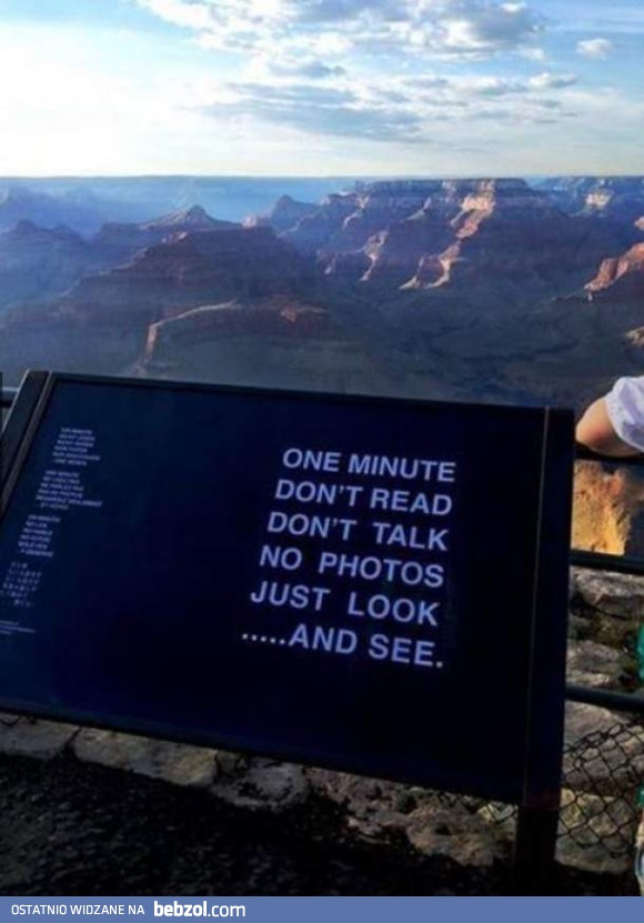 Po prostu podziwiaj widok