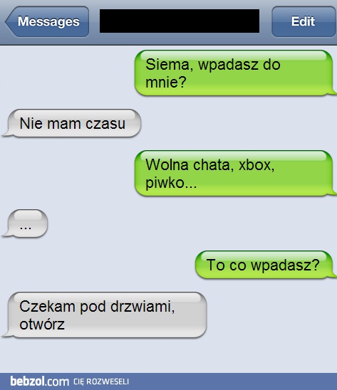 Wpadniesz do mnie?