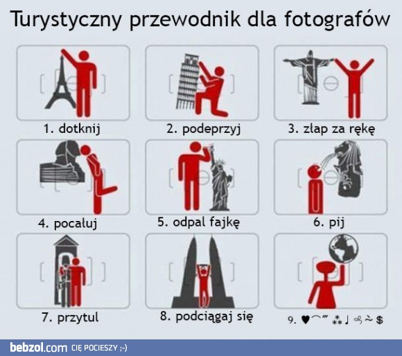 Turystyczny poradnik robienia zdjęć