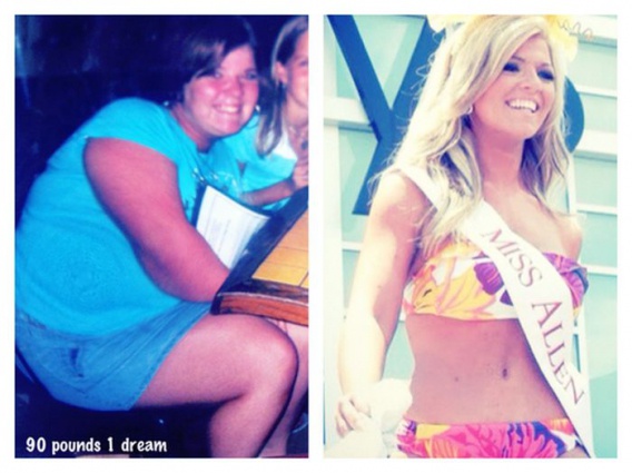 Keli Kryfko - z otyłej dziewczyny w piękną miss (24 zdjęcia)