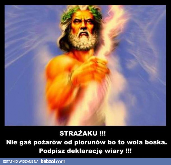 Deklaracja wiary strażaków