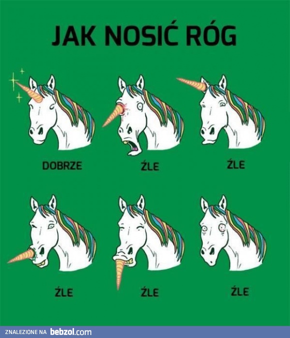 Jak nosić róg