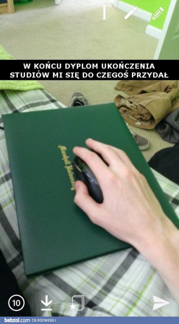 Dyplom ukończenia studiów