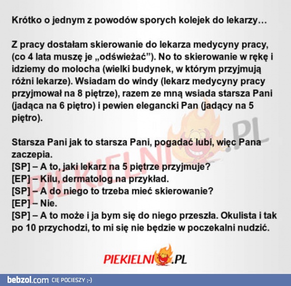 Skąd się biorą kolejki do lekarzy?