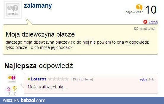 Moja dziewczyna płacze