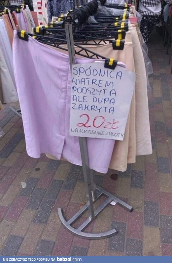 Spódnica na wiosenne zaloty