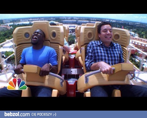 Jimmy Fallon i kolejka górska