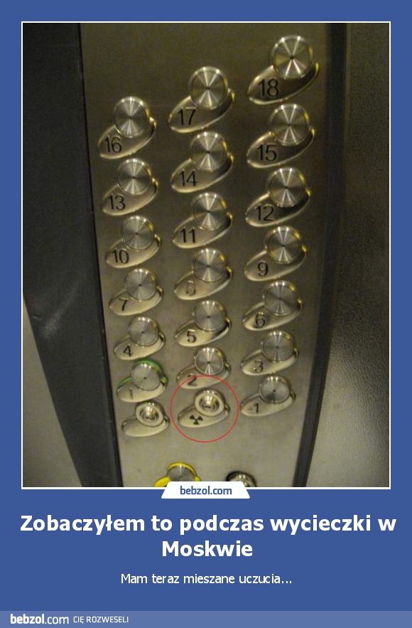 Zobaczyłem to podczas wycieczki w Moskwie