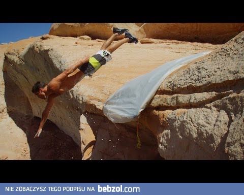 Mega zjeżdżalnia na klifie