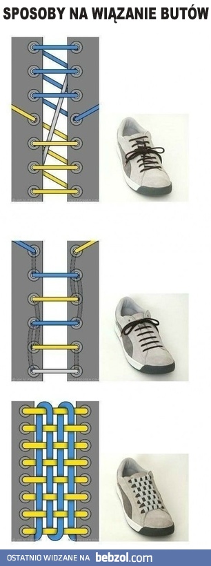 Jak wiązać buty