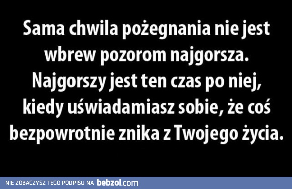 Pożegnanie
