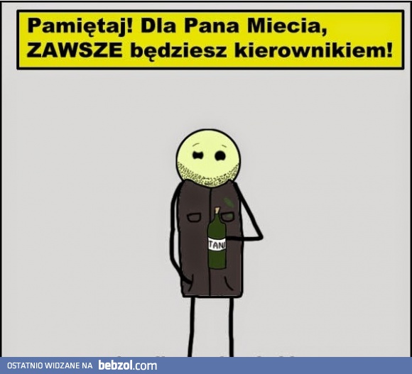 Siemasz szefie, kopsnij piątala