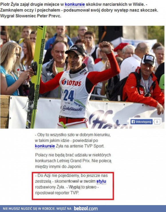 Żyła i jego komentarz