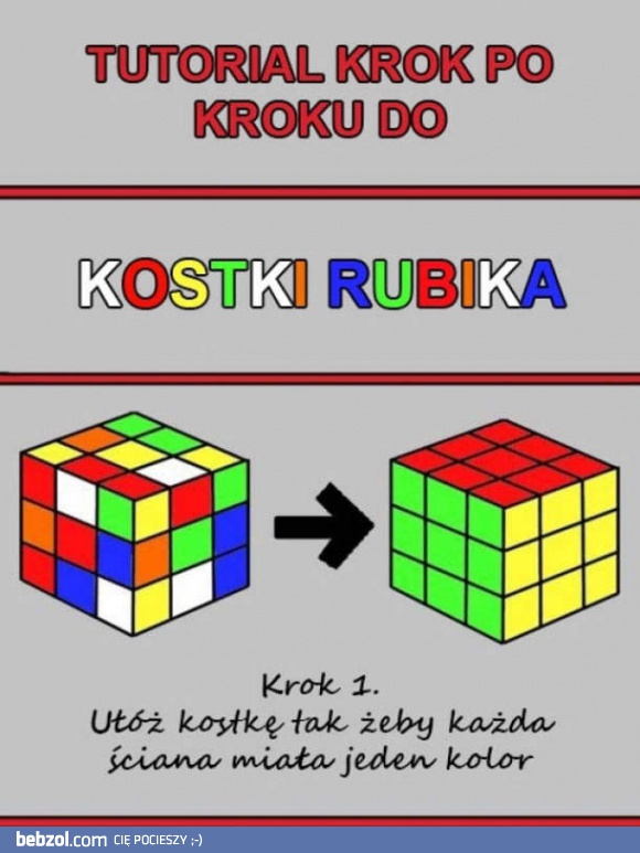 Jak ułożyć kostkę Rubika?