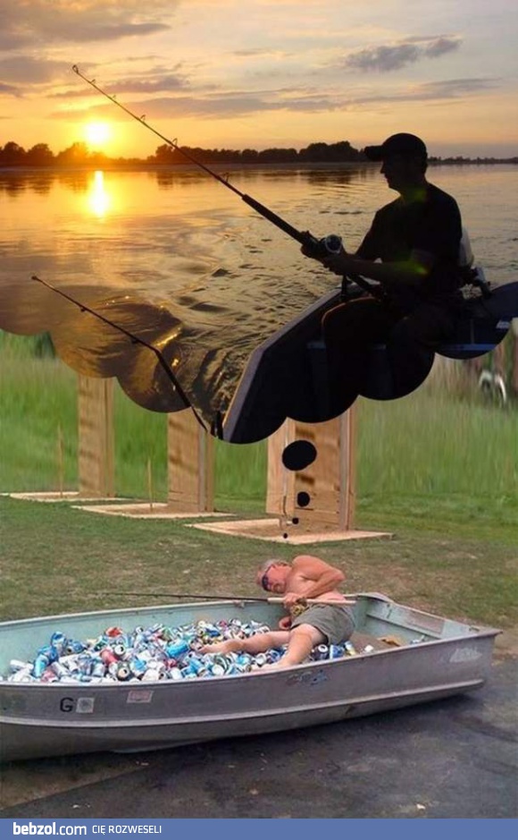 Kochanie, idę na rybki!