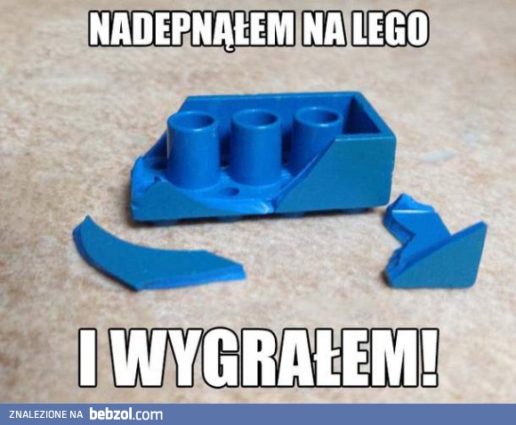 Nadepnąłem na LEGO