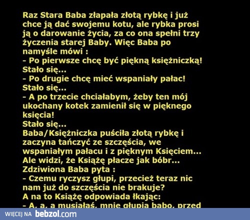 W tej sytuacji trzy życzenia to za mało