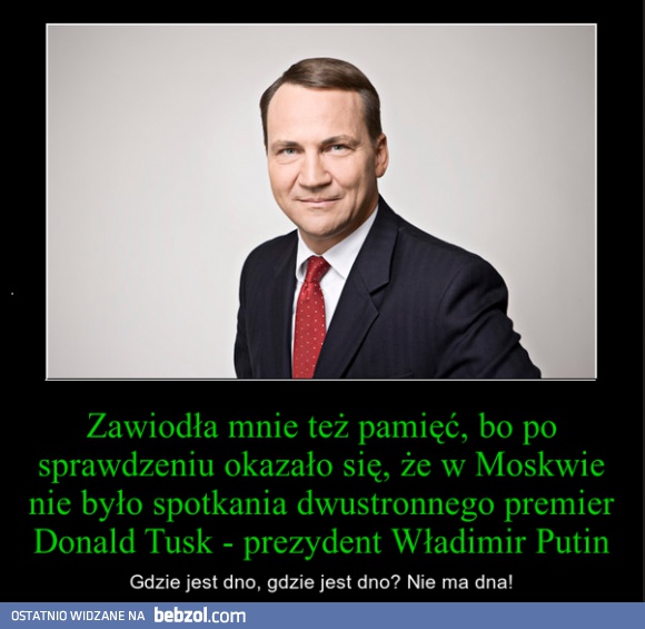 Zawiodła go pamięć