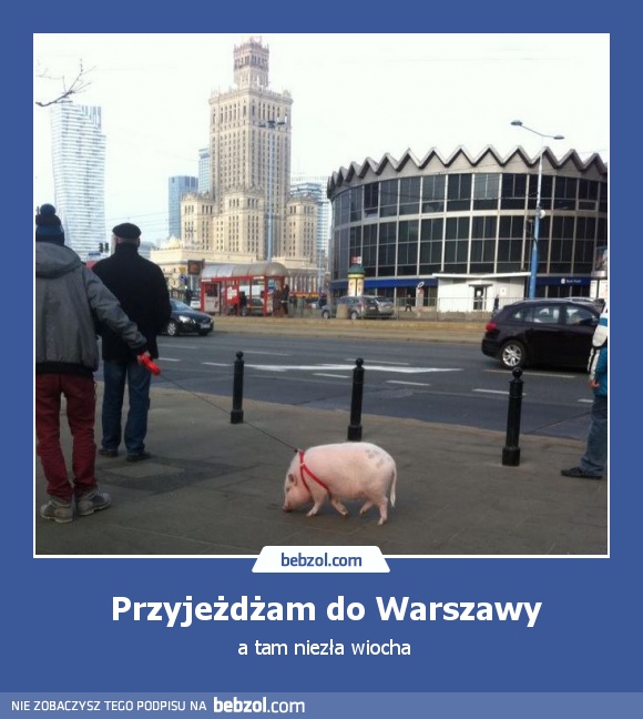 Przyjeżdżam do Warszawy