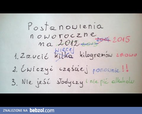 Postanowienia Noworoczne - Jak Wytrwać - Prosty Trik
