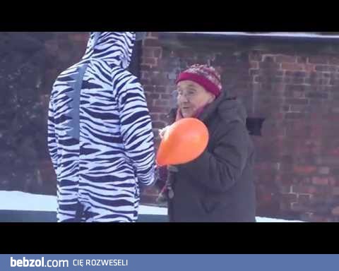 Noworoczna zebra rozdaje uśmiech! by Mr.Cookie