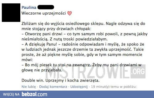 Wieczorne uprzejmości