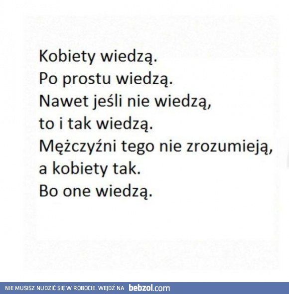 Kobiety wiedzą