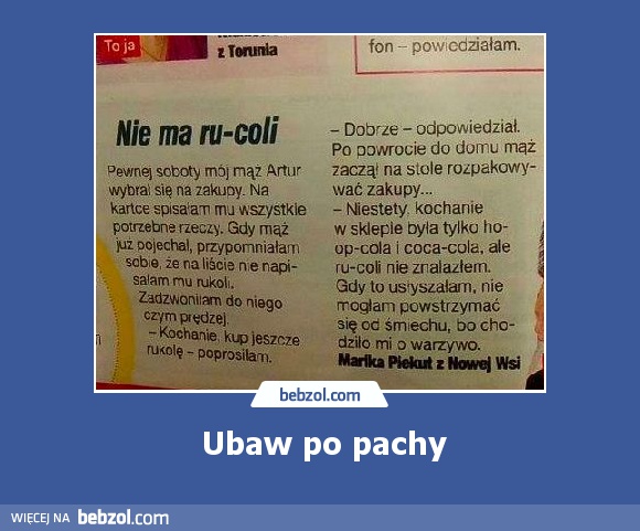 Ubaw po pachy