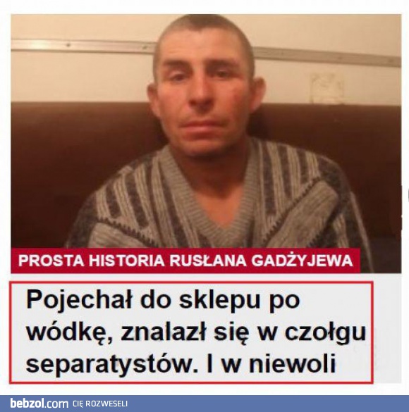 Strach po wódkę iść