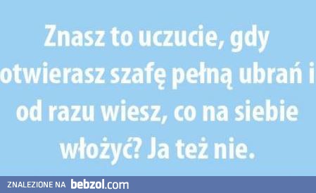 To uczucie